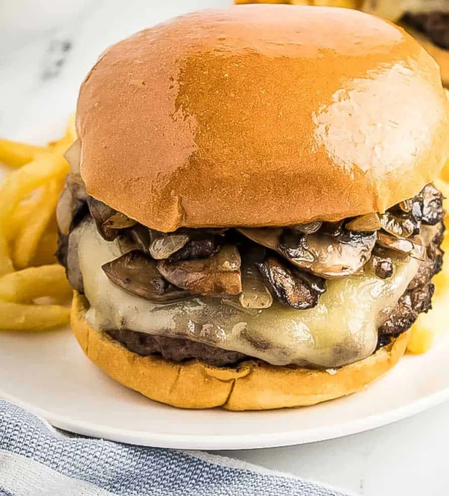 Mushroom Swiss Burger